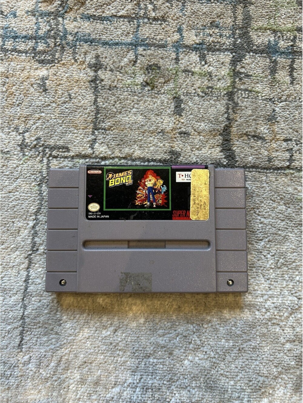 THQ James Bond Jr., Super Nintendo SNES, NTSC-U/C (US/Canada), Cartridge Only